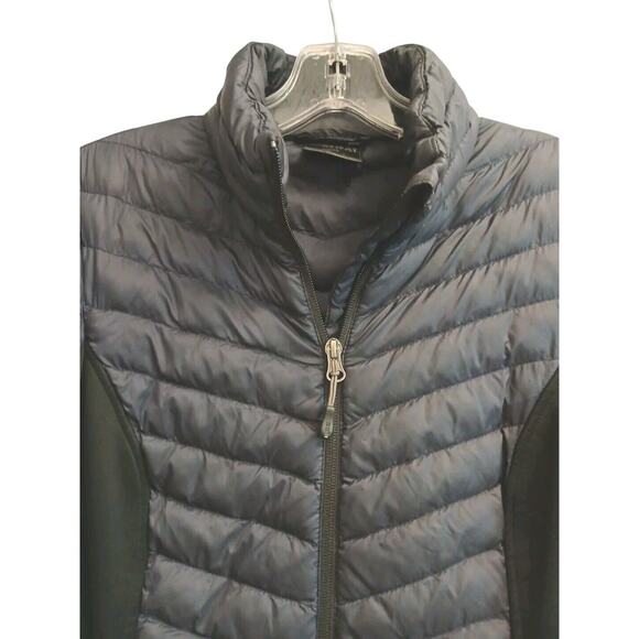 32 DEGREES HEAT Puffer Jacket Women's XSmall Navy Blue Packable Contemporary EUC - Picture 2 of 12